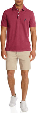 Polo Nautica Piqué Stretch Barolo en color Barolo
