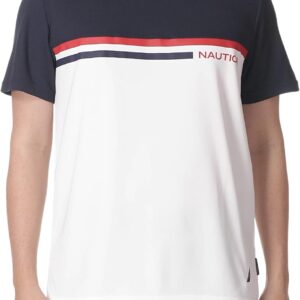 Camiseta Nautica Navtech Colorblock Azul Marino