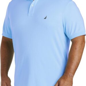 Polo Nautica Classic Fit Ribete Doble Azul Noon