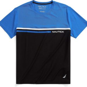 Camiseta Nautica Navtech Colorblock Spinner Blue