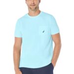 Camiseta Nautica con Bolsillo Bright Aqua Blue