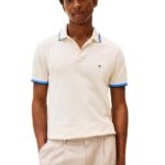 Polo Tommy Hilfiger Slim Marfil – Talla XL