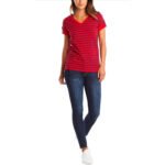 Camiseta Nautica en algodon cuello en V
